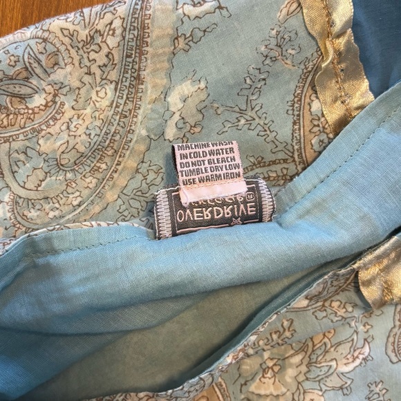 Rare y2k boho paneled peasant skirt, large - Picture 11 of 12